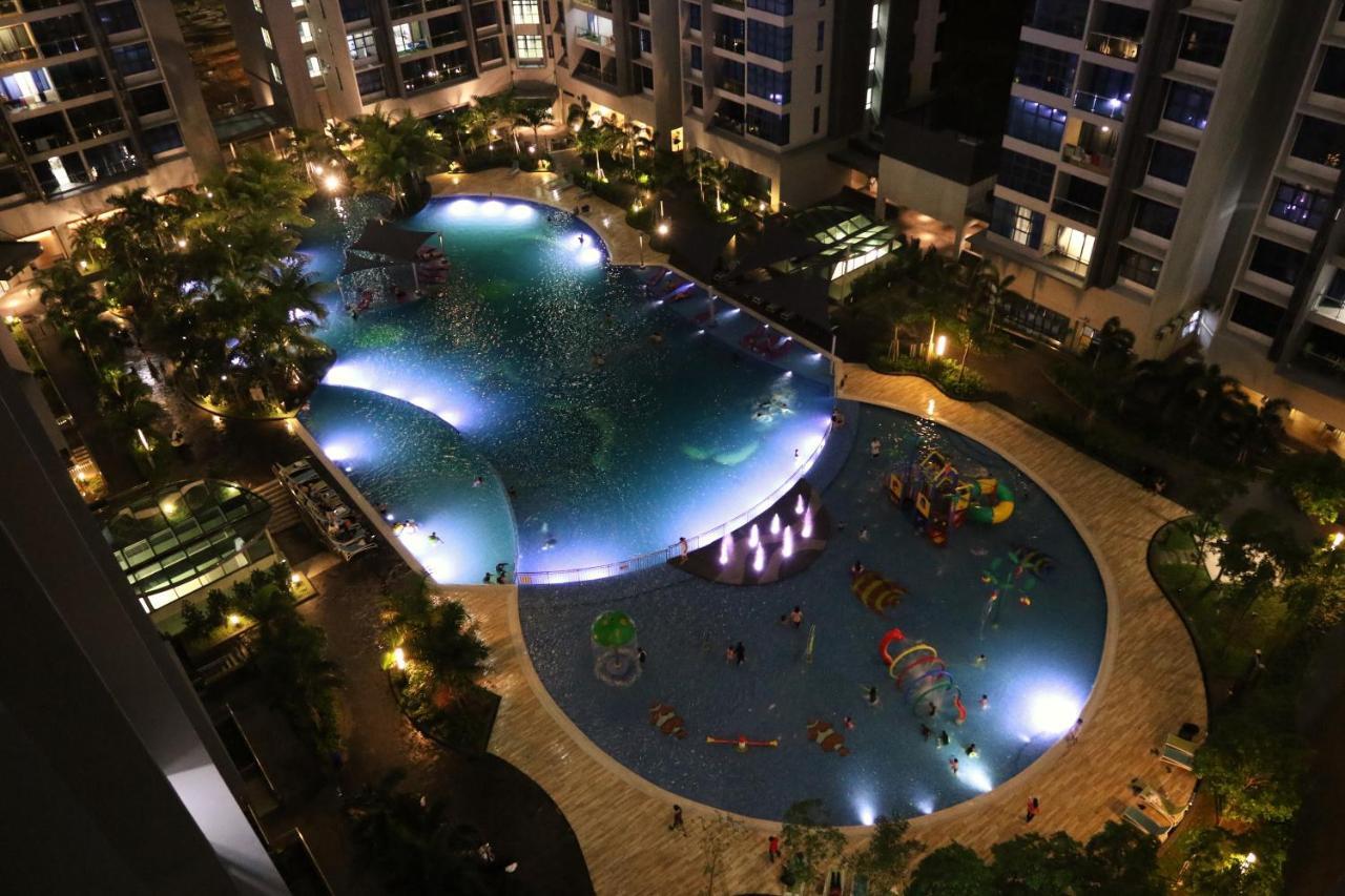 Apartemen 99 m² dengan 2 kamar tidur dan 2 kamar mandi pribadi di Pusat Kota Melaka Bagian luar foto